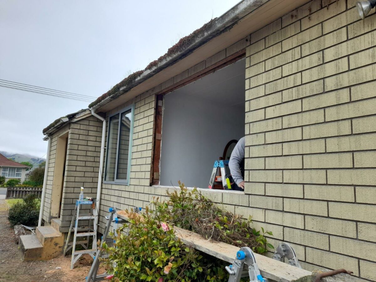 New Windows Going In From The Outside